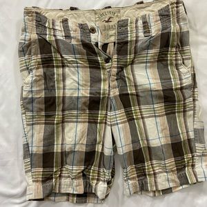 Hollister Plaid Shorts